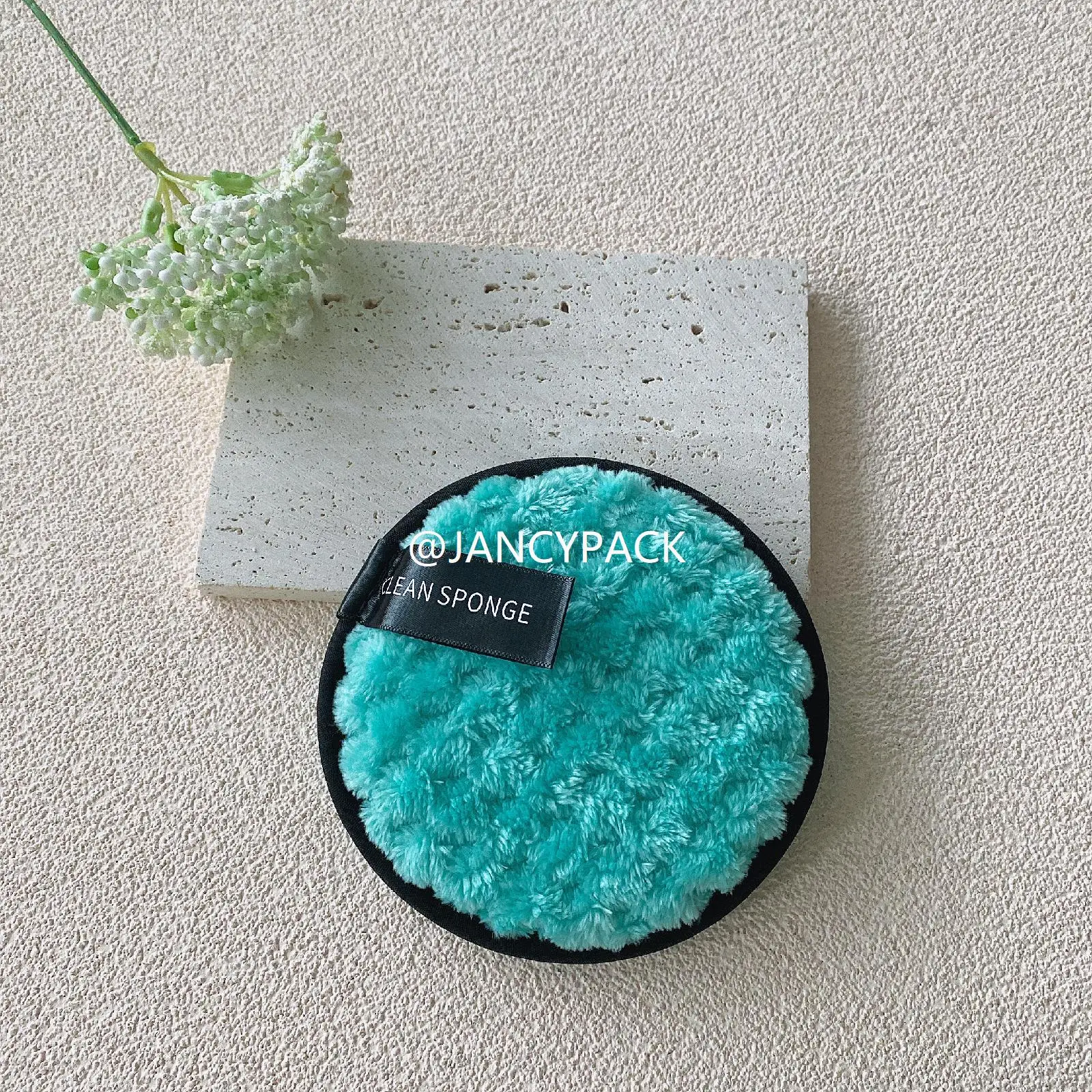 Tampons démaquillants pour le visage et les yeux, bouffantes de nettoyage du visage lavables et réutilisables, tampon bouffant pour mélangeur de maquillage de beauté, 10 pièces
