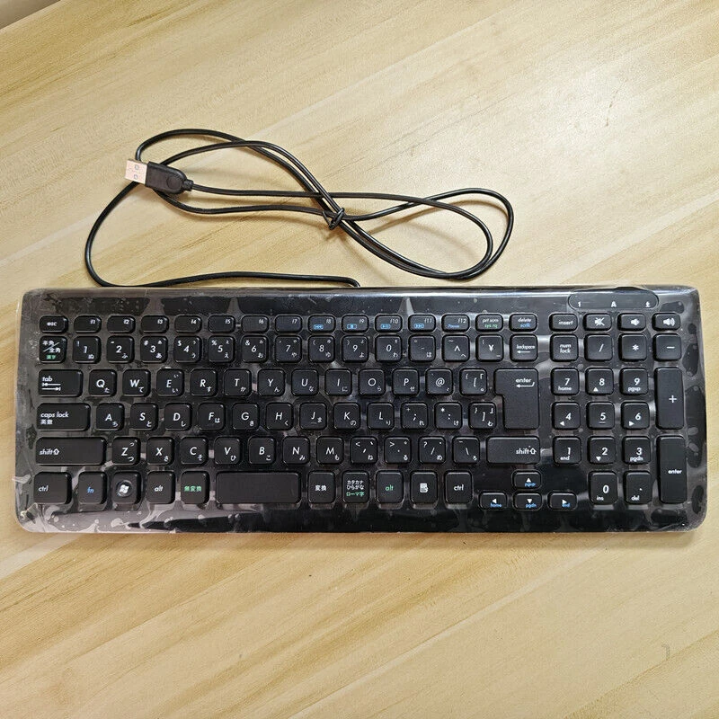 Japanese layout USB wired Keyboard for ASUS KU-0902 Laptop desktop computer