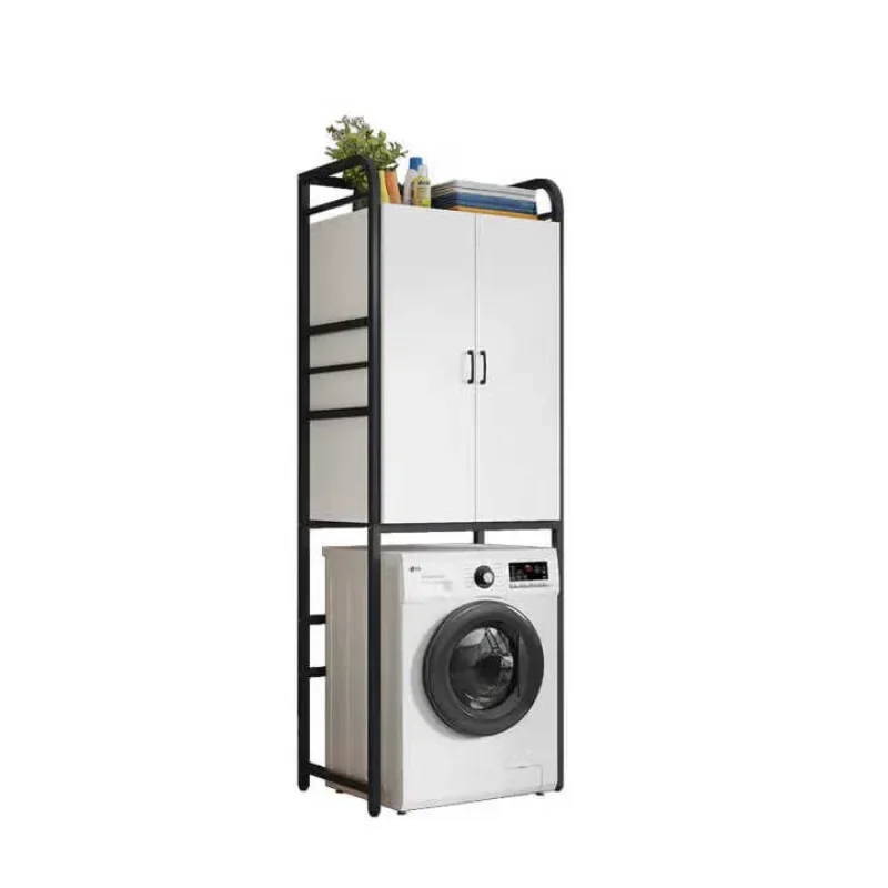 Shelf above washing machine Balcony Roller Floor shelf Locker Bathroom Pulsator with cabinet More