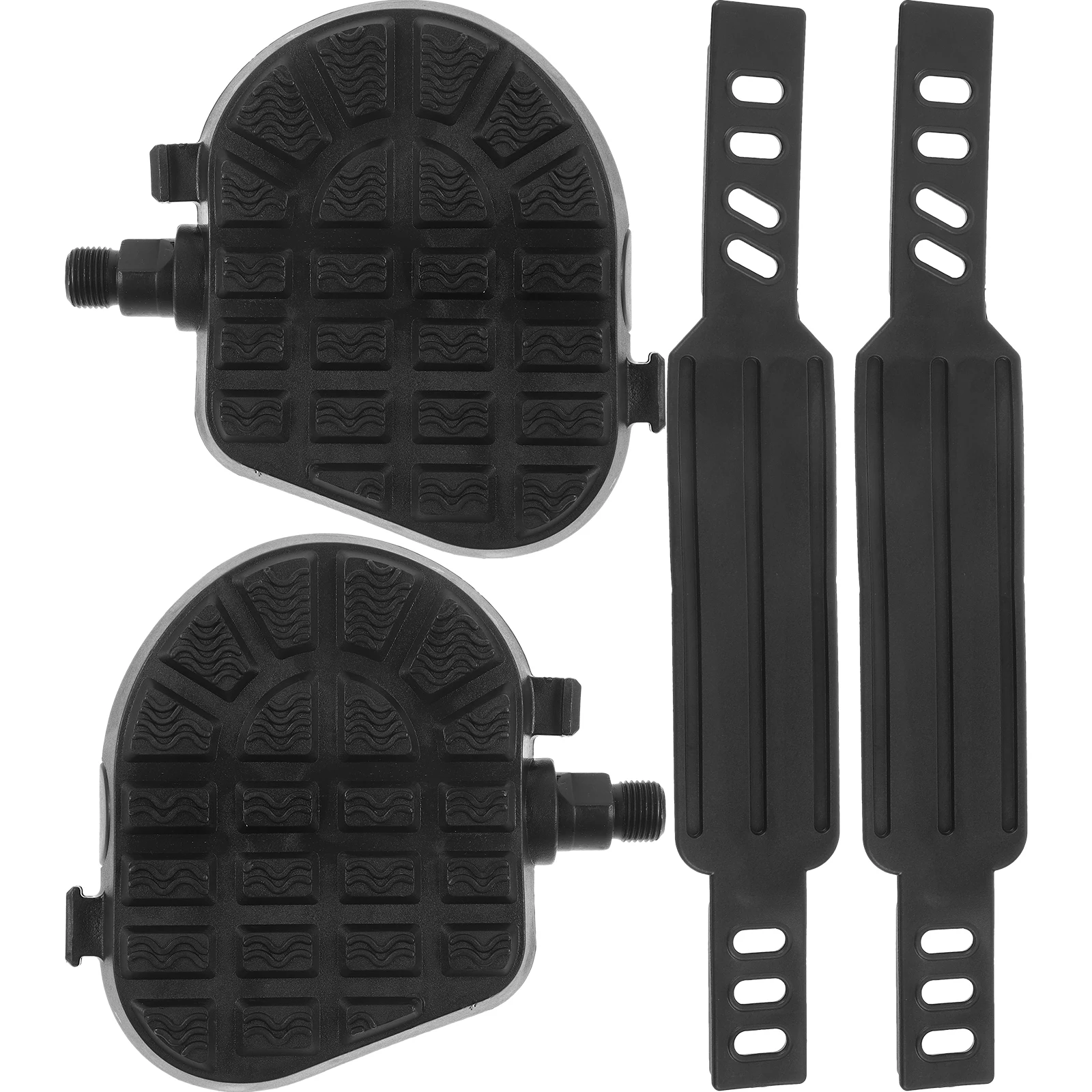 

Foot Strap Lightweight Bike Pedals Cycle Sports Easy to Remove for Exercisers Plastic Replacements Parts