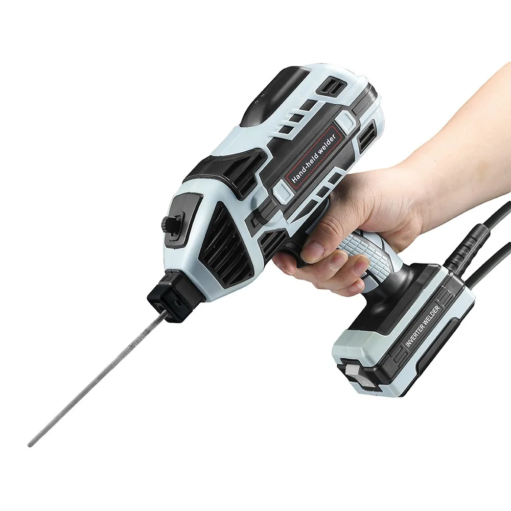 Portable welding machine, 110V handheld welding machine with IGBT inverter, 6 variable current regulation