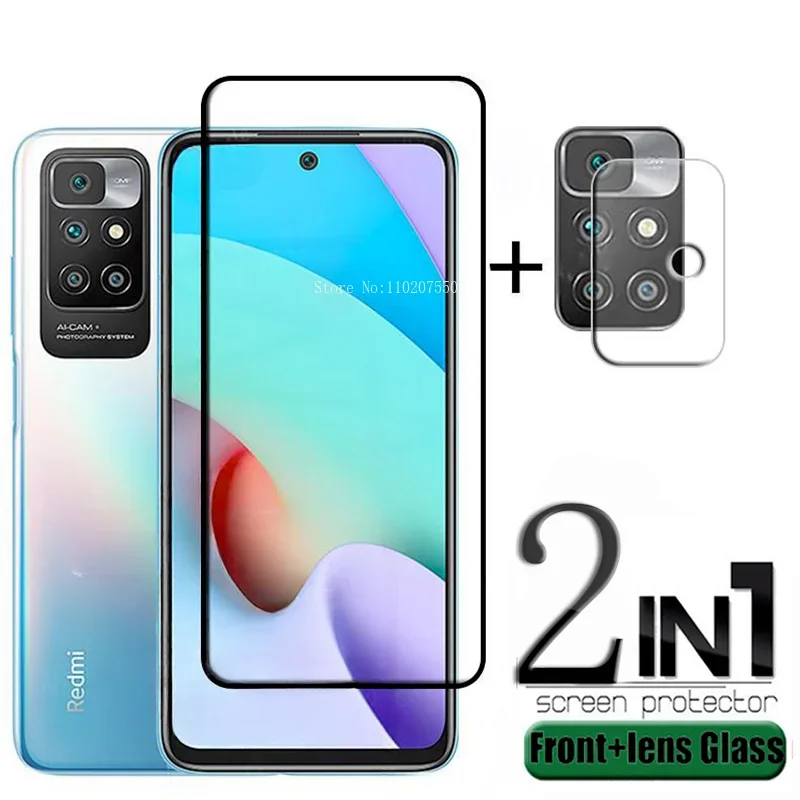 Protector Pantalla Cristal Templado Redmi 10 2022 y Lente HD - imagen 3