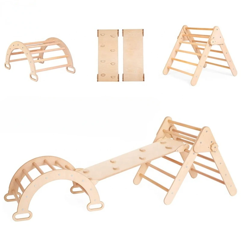 kids wooden climbing piklers arch triangulo piklers montessori pickler triangle kids climbing frame piklers triangle set