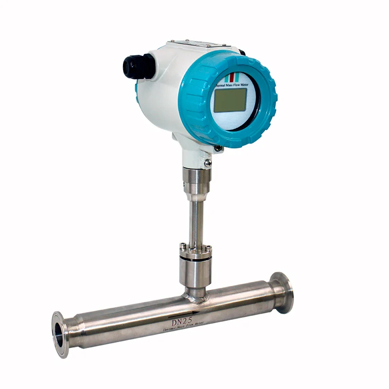 DN15-800 High Temperature  Industrial Gas Oxygen CO2 N2 Digital Gas Flow Controller Thermal Mass Flow Meter