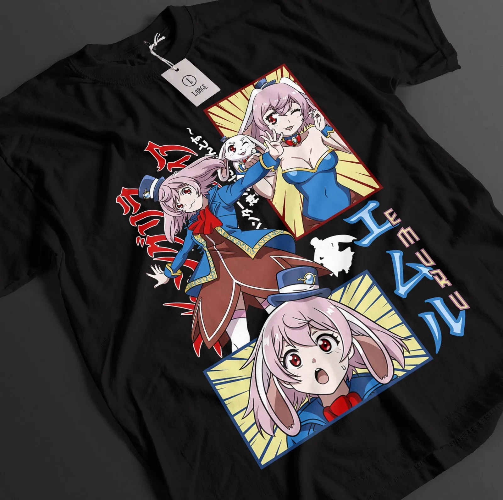 Shangri La Frontier Shirt Sunraku Tshirt Emul T-Shirt Psyger Top Cute Anime Tee