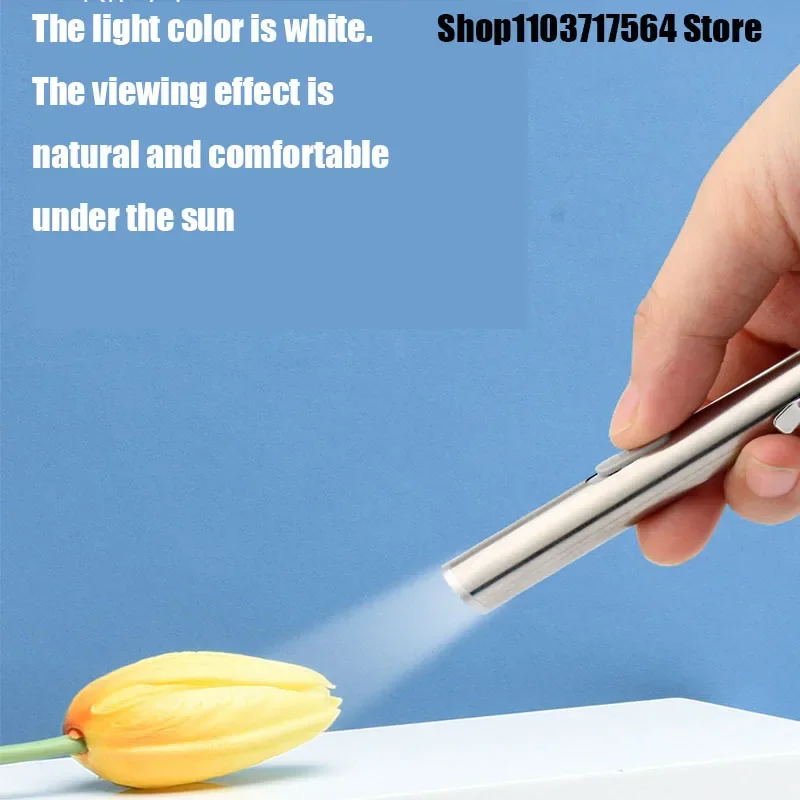 

USB Rechargeable Medical Handy Pen Light Mini Nursing Flashlight LED Torch Lamp With Stainless Steel Clip Pocket Led Flashlight