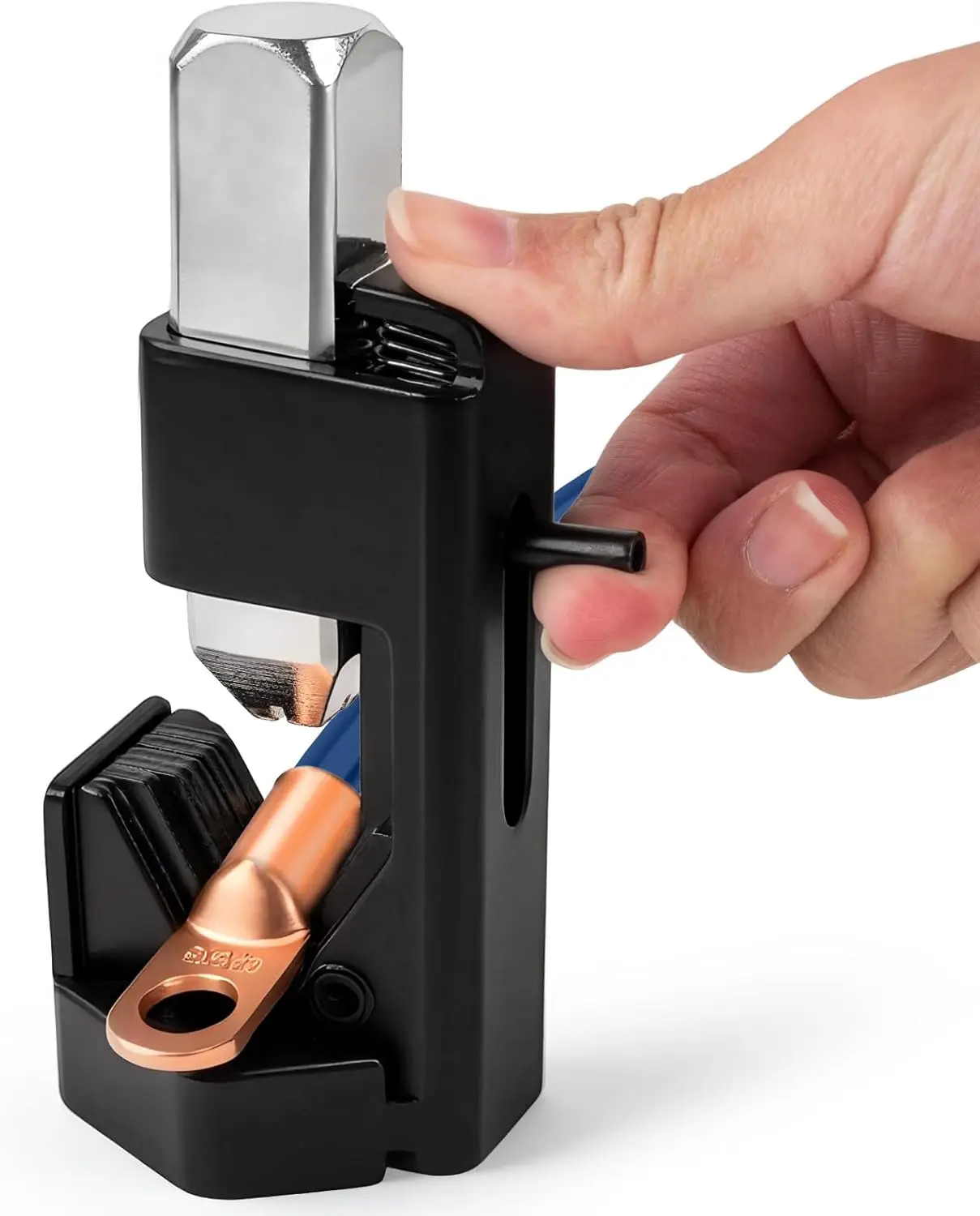 

Heavy Duty Hammer Lug Crimper for 8 AWG to 0000 AWG Battery & Welding Cables