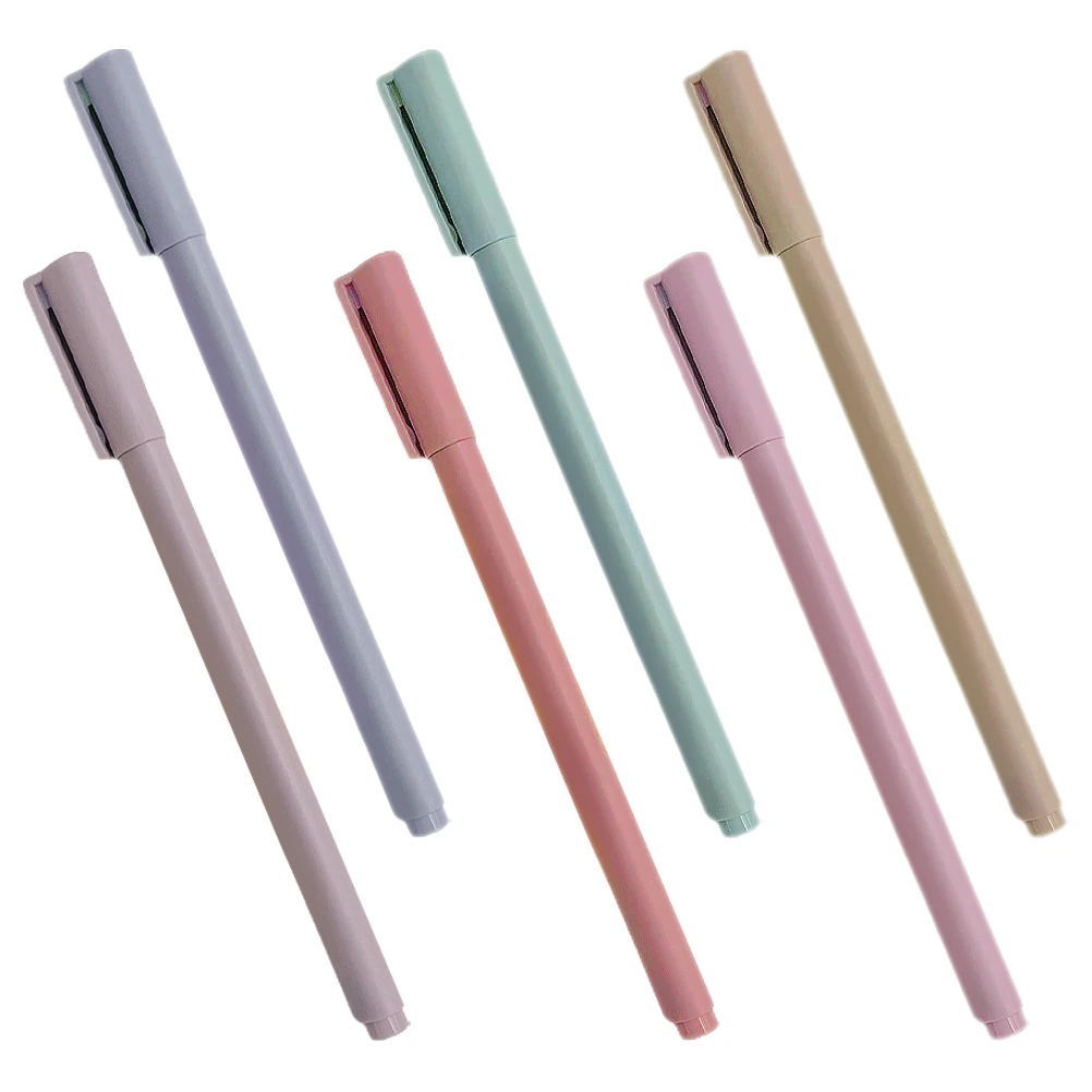 

6pcs Pencils No Sharpen Eternal Writing Drawing Orange Green Pink Purple Beige Blue Long Lasting Erasable inkless pen infinite