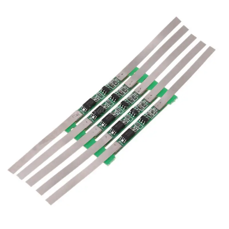 10 sztuk/zestaw 3.7V 3A tablica ochronna BMS dla 1S 18650 bateria litowa ponad ładowania ochronna Plat z paskiem lutowniczym