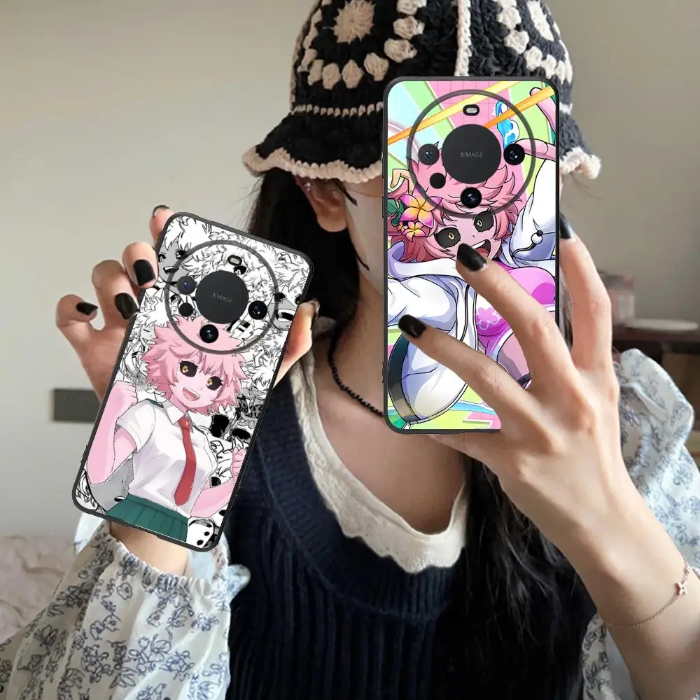 

Hero Academia Mina Ashido Phone Case for Huawei Mate 60 50 40 30 20 10 Pro Plus Lite E 5G Colour Printing Protective Pretty