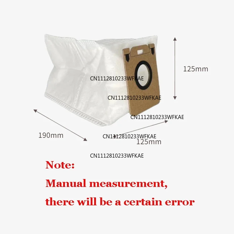 For Dreame Bot D10 Plus RLS3D Robotic Vacuum Cleaner, Filter, Mopping, Main Side Brush, Dust Bag, Replacement Parts