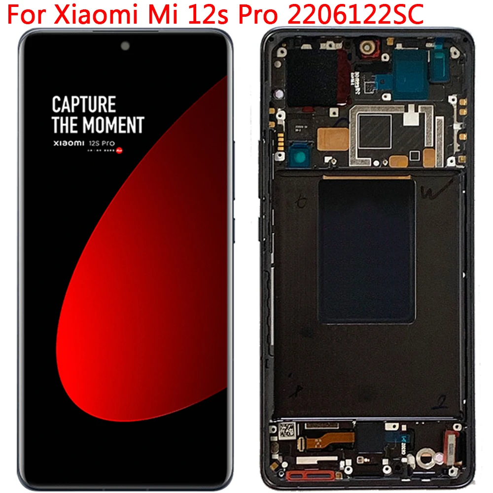 

For Xiaomi Mi 12s Pro LCD Screen Display With Frame 6.73" Xiaomi Mi 12S Pro 2206122SC Display LCD Replacement Parts