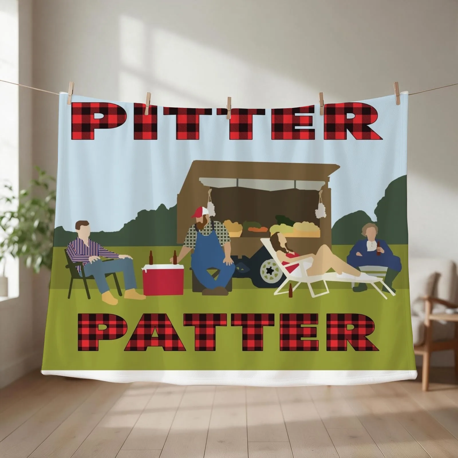 Letterkenny Produce Stand Throw Blanket Soft Designers christmas gifts Loose Blankets