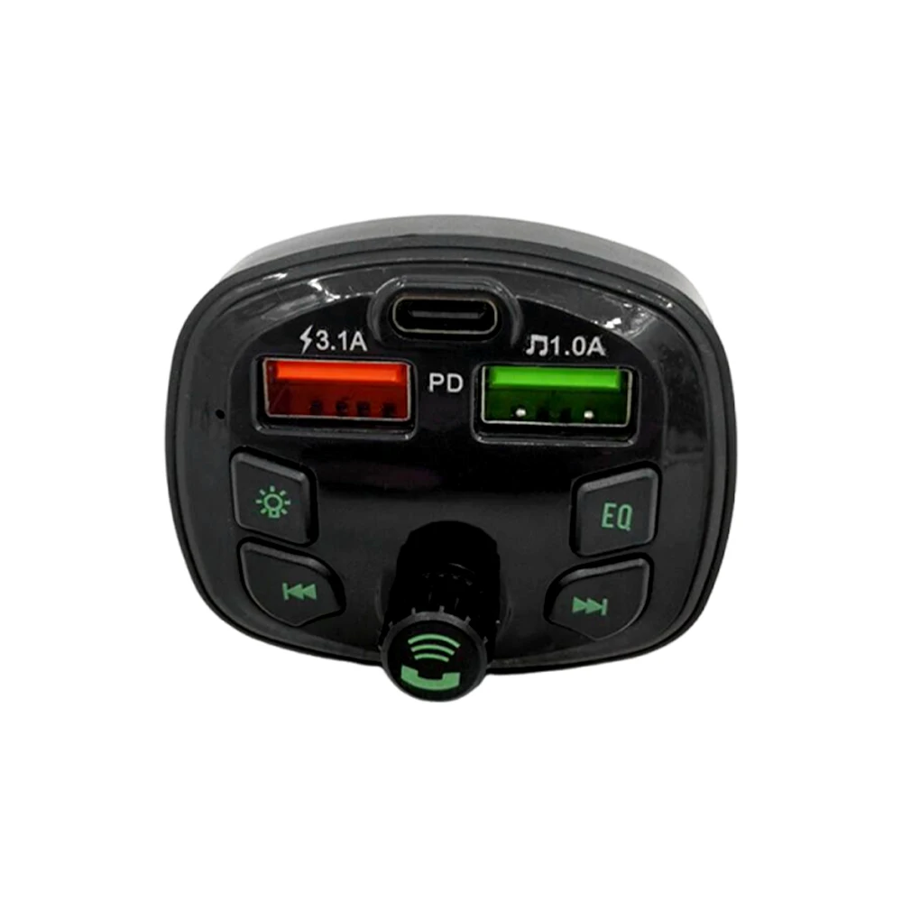 Car Bluetooth MP3 Player with Hands-Free Phone Call and Voice Navigation 3.1APD Fast Charging