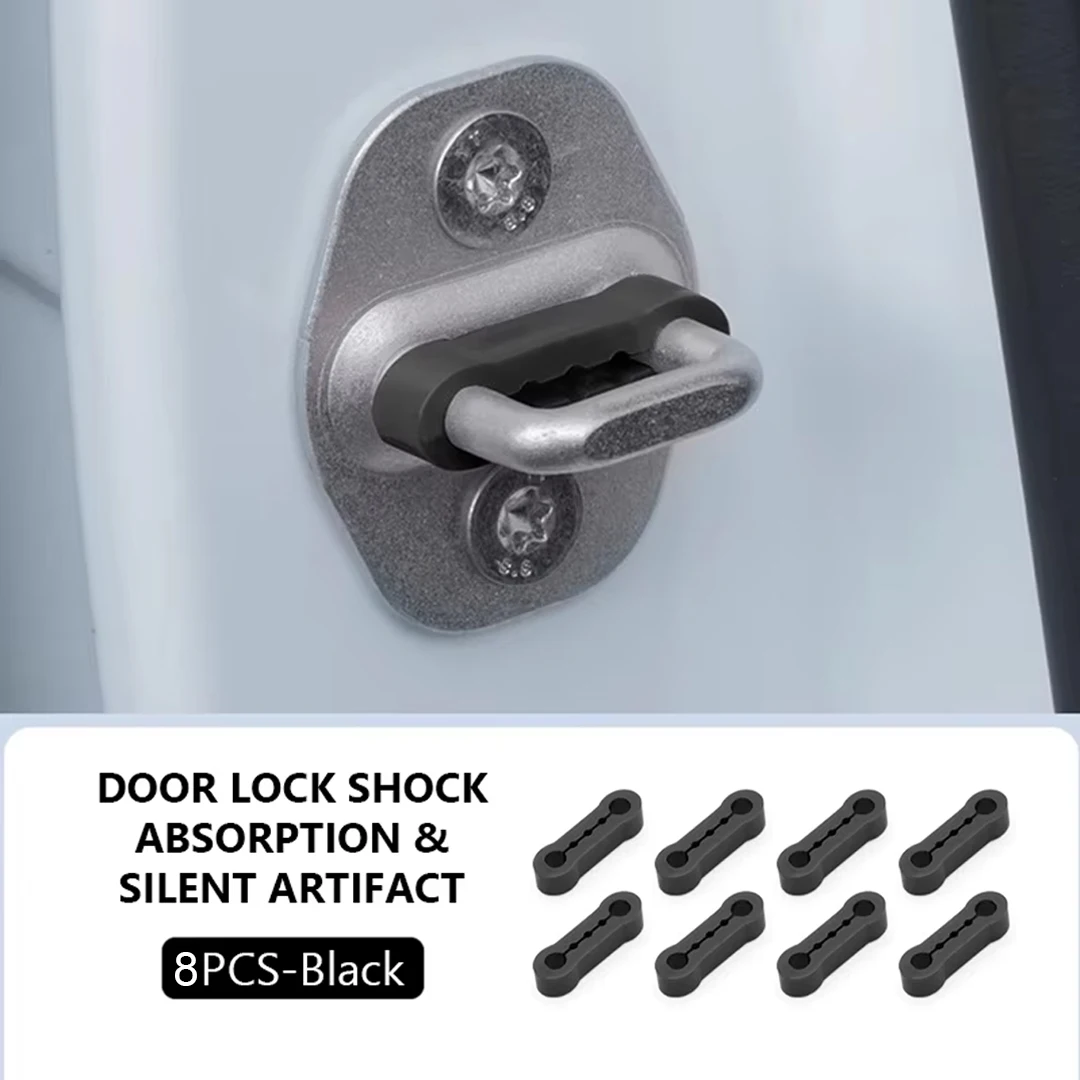 4/8 Stuks Auto Deur Schokdemper Universele Auto Deur Gesp Geluiddichte Deadener Demper Kussen Anti-Vibratie Buffer Pad
