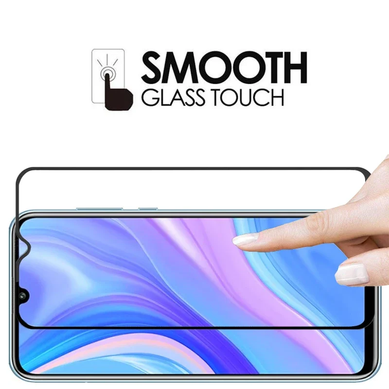 واقي شاشة من الزجاج المقسى 9d لهاتف هواوي y8p على huawei y8p y 8p y8 p yp8 8yp طبقة أمان هواوي هواوي