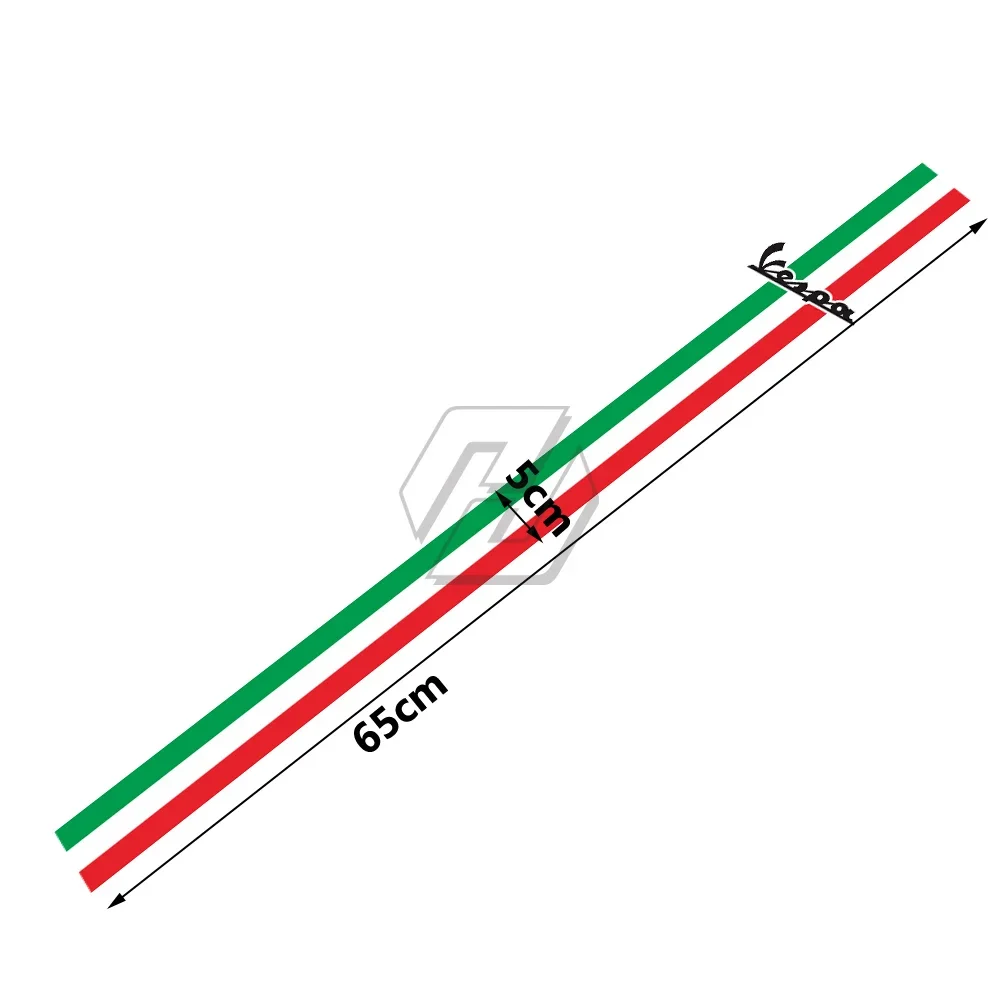 Calcomanía reflectante para monopatín, marco frontal para Piaggio Vespa LXV LX GTV GTS Sprint Primavera 50 125 150 200 250 300 300ie Super Sport Scooter