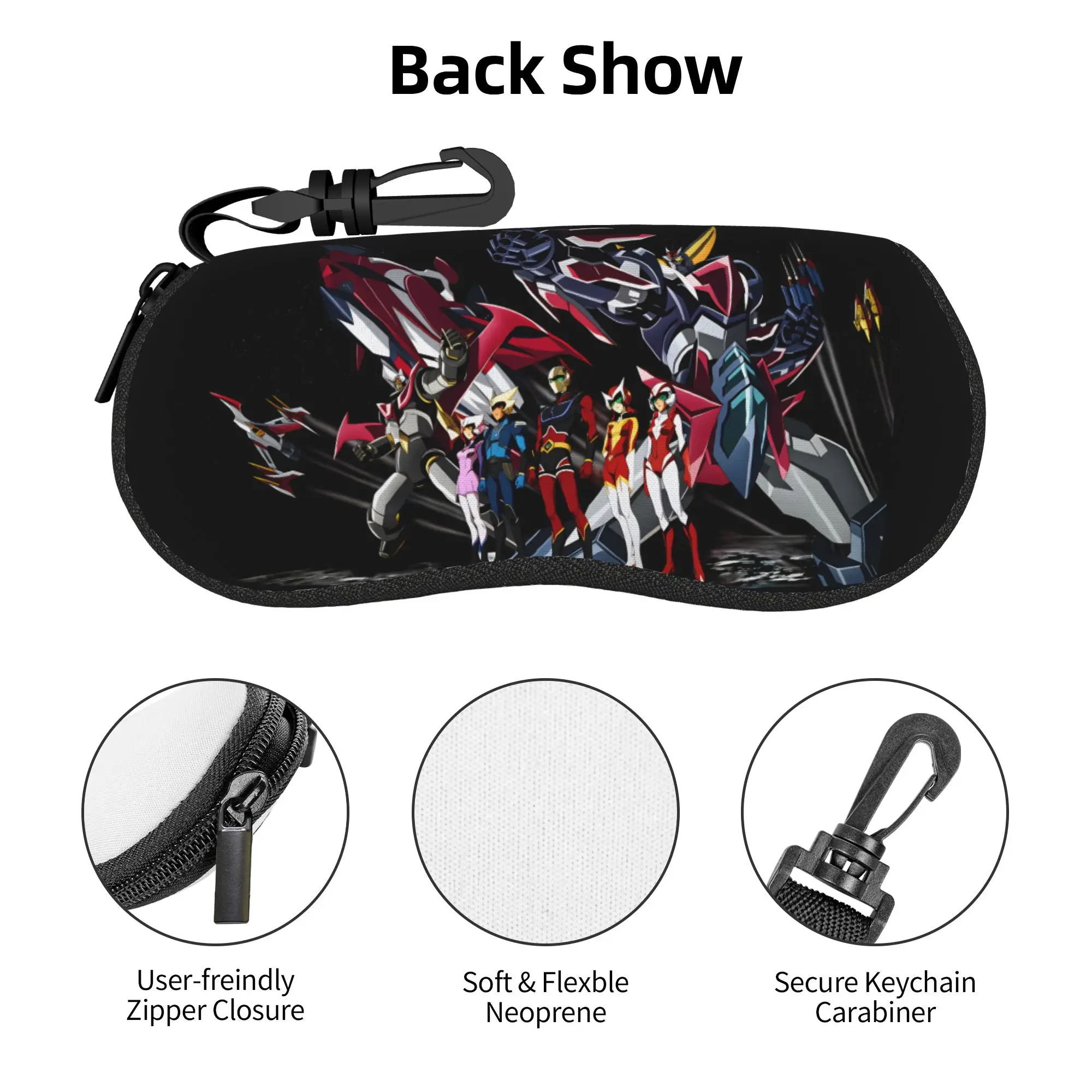Estojo Protetor de Óculos Koji Kabuto Duke Fleed Goldorak Grendizer, Estojo Fofo para Óculos de Sol, Bolsa para Óculos