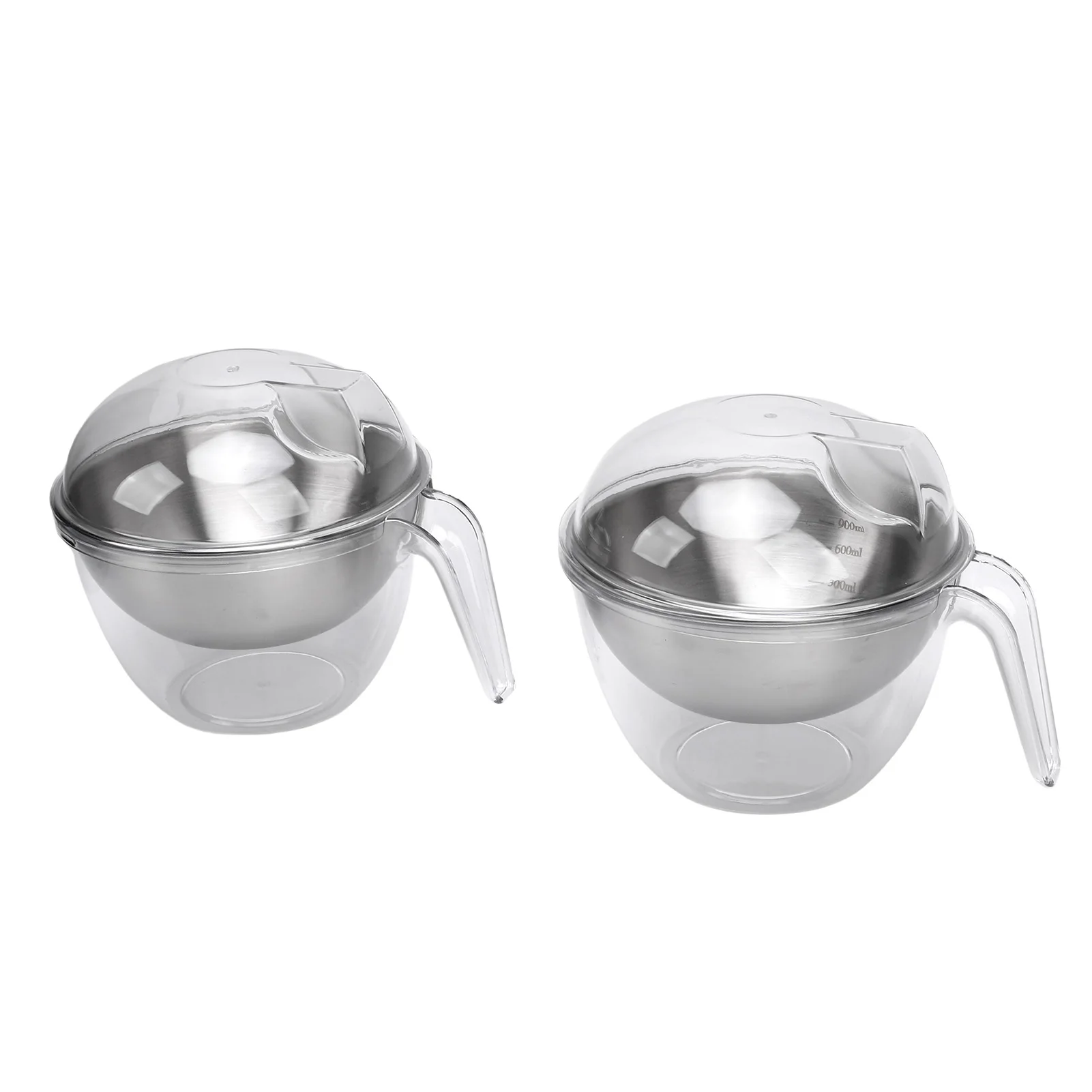 

Iced Salad Bowl with PC Transparent Lid Stainless Steel Slanted Chilled Salad Bowl for Fruit Vegetable Chilled Salad Bowl