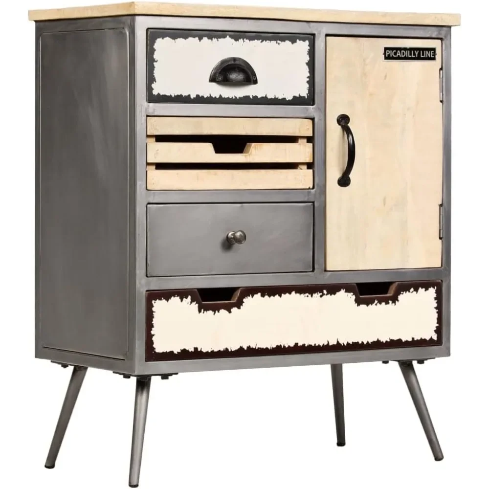 

Sideboard,Buffet Cabinet Storage Kitchen Cabinet Farmhouse Buffet Server Bar Wine Cabinet Console Table for Kitchen, Dining Room