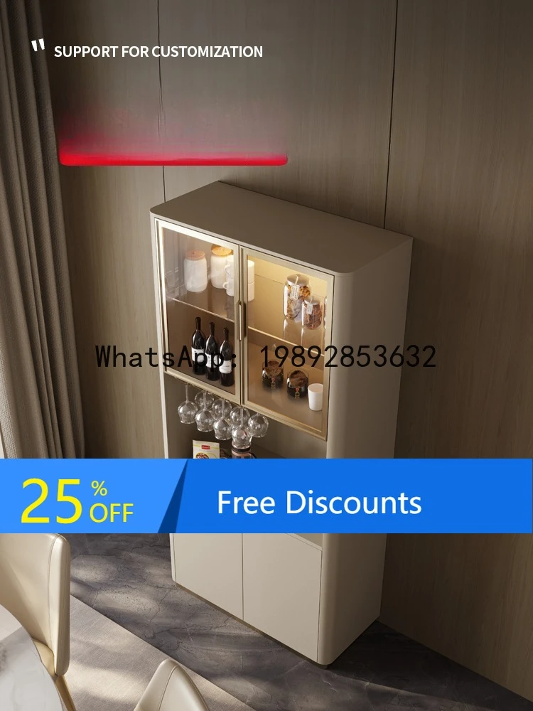 

LYY Italian Style Light Luxury High-End Wine Cabinet Modern Living Room Custom Storage Small Apartment Red Wine Storage Cabinet