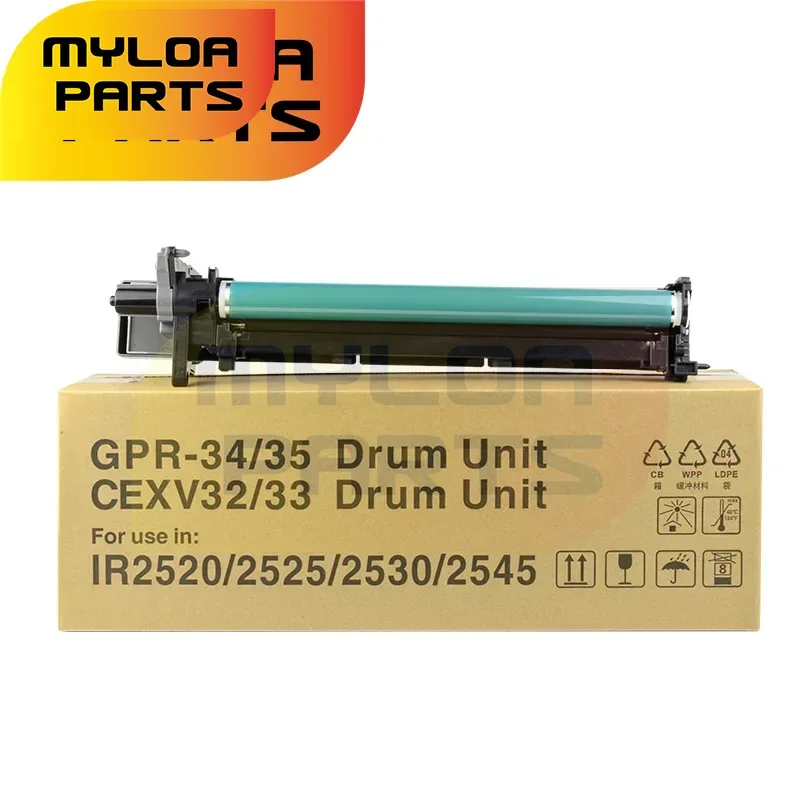 NPG-50 51 GPR34 35 EXV-32 33 Drum Unit Compatible support for Canon IR2520 2525 2530 2545 Imaging Unit Copier Spare Parts BK 1PC