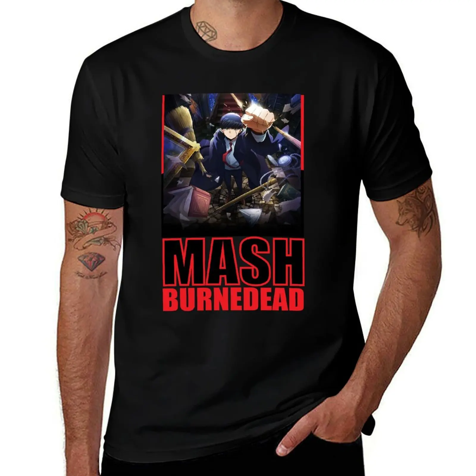 Mashle - Mash Burnedead T-Shirt Summer Casual Loose T-Shirt