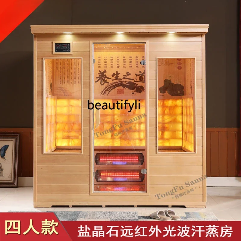 Steam room Beauty salon Nano sweat steam box Household tourmaline sauna room Light wave physiotherapy room