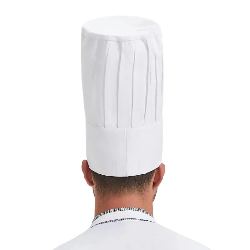 Profession Cook Hats Stretchy Adjustable Food service Kitchen Work Cap Hotel Restaurant Cooking Cap for Canteen Bakery Household