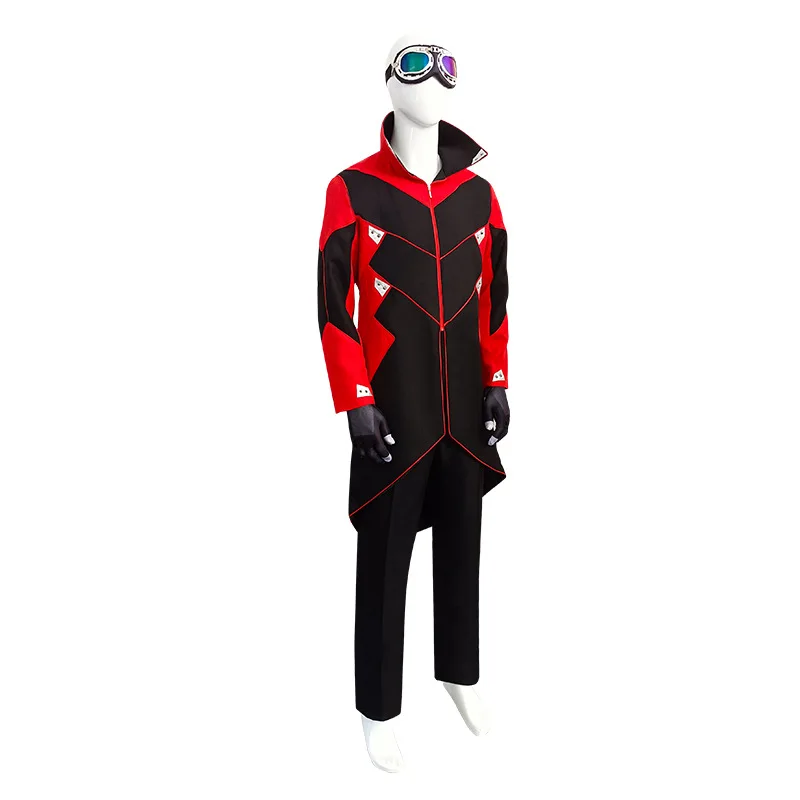 Dr Eggman Cosplay Costume Ivo Robotnik Halloween Cos Clothes Anime The Hedgehog 2 Coat Glasses Full Set Carnival Suit Uniforms