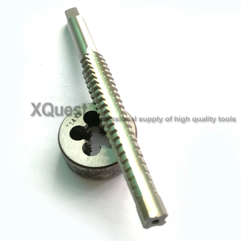 Imagem -04 - Rosca Trapezoidal Torneira Redonda Morrer Conjunto Tr8x2 Tr10x2 Tr12x2 Tr14x3 Tr16x3 Tr18x3 Tr20x3 Troqueles Trapezoidais Torneiras T14 10x3 12x3 16x4 Peças