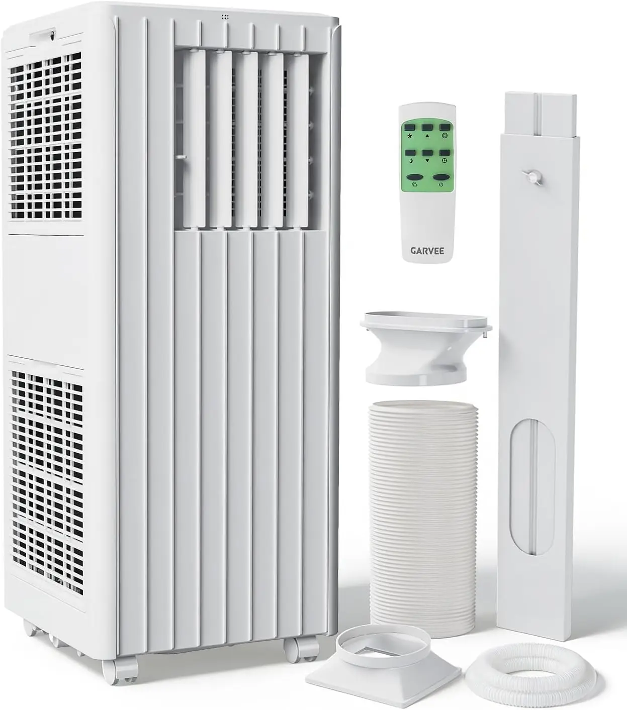 8000 BTU Portable Air Conditioner, 3-in-1 Cooling, Dehumidifying & Fan for Rooms Up to 350 Sq. Ft | Quiet Sleep Mode | Energy