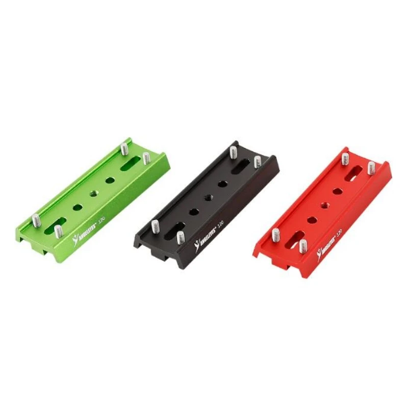 Agnicy 4 Screws Positioning Dovetail Plate 120mm Equatorial Instrument Holding Clamp Quick Installation Board Red Black Green