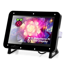 OSOYOO 7-Zoll-DSI-Touchscreen-LCD-Display, tragbarer kapazitiver Touchscreen-Monitor mit Rahmengehäuse für Raspberry Pi 5 4 3 3B+ 2