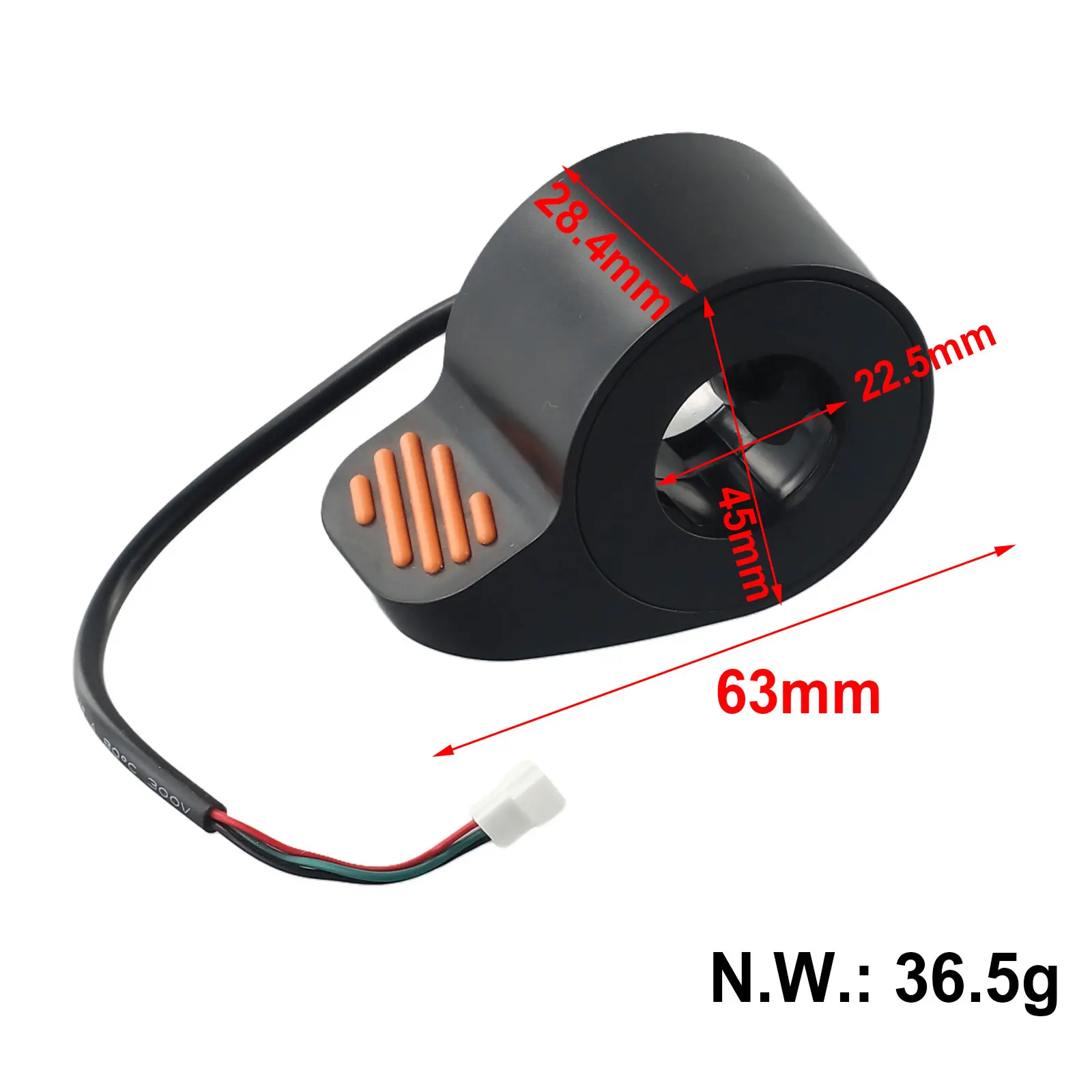 سكوتر كهربائي خنق إصبع الفرامل الإبهام مسرع استبدال أجزاء 63*45*28 مللي متر ل-شاومي ناينبو T ES1 ES2 ES3 ES4