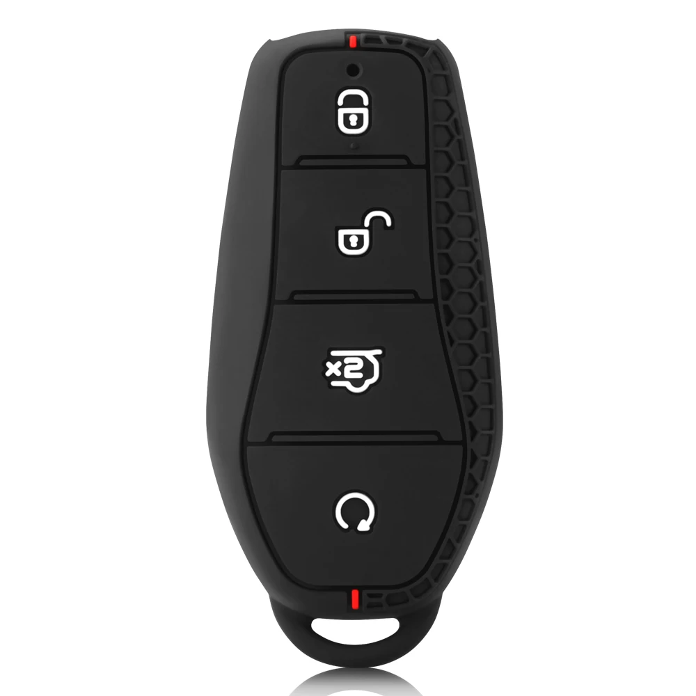 Silicone Car Key Case Cover Protector For BYD Han Ev Tang Dm/Qin PLUS/Song Pro/MAX/Yuan Dolphin E2 Auto Key Car Accessories