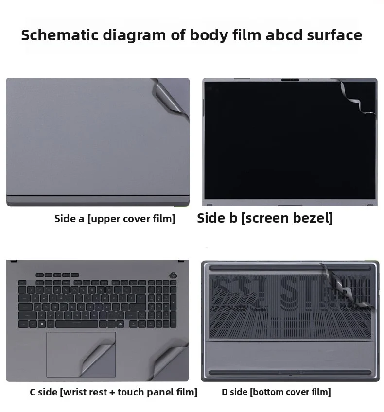 For  ROG Strix SCAR 18 16 2025  G834 G634 16/18inch Laptop G835 G635 skin protective film Easy-cut computer stickers
