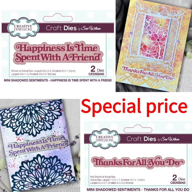 المشاعر إرسال سعيد مرحبا قطع يموت سجل القصاصات مذكرات الديكور قالب النقش الاستنسل DIY بها بنفسك بطاقات المعايدة اليدوية