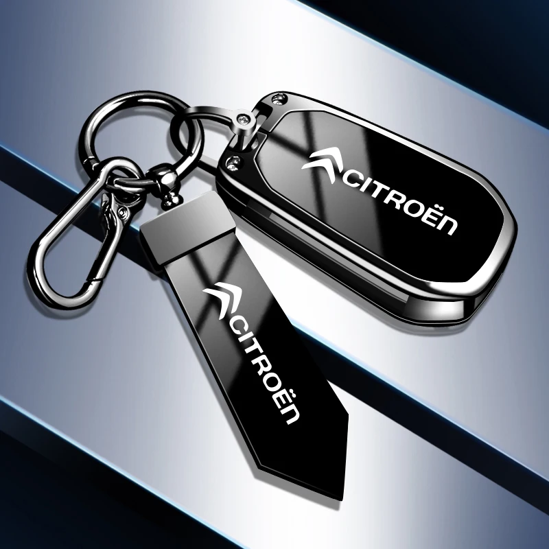 Zinc Alloy High-end Car Key Cover For Citroen C1 C2 C3 C4 C5 C6 VTS Xsara C-Crosser Berlingo Jumpy Key Bag Keychain Accessories