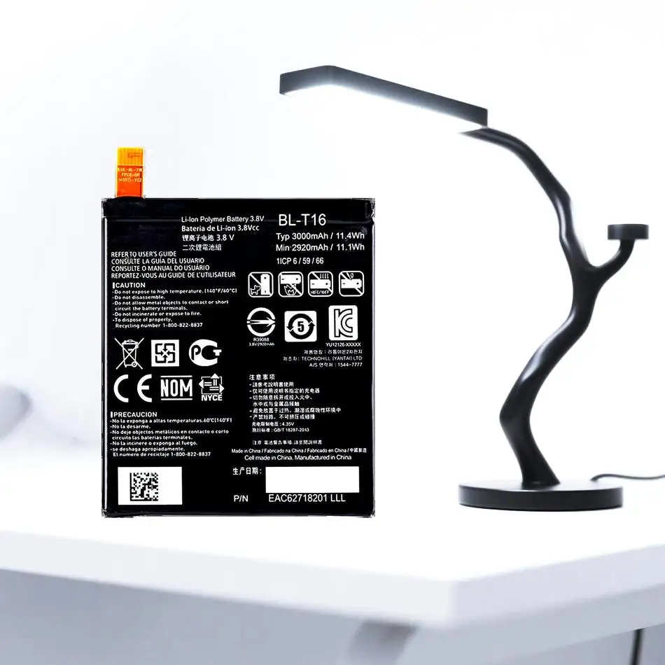 

Mobile Phone Battery 3000Mah BL-T16 High Compatibility For LG G Flex 2 VU 4 Vu4 H950 H955 H959 BL T16