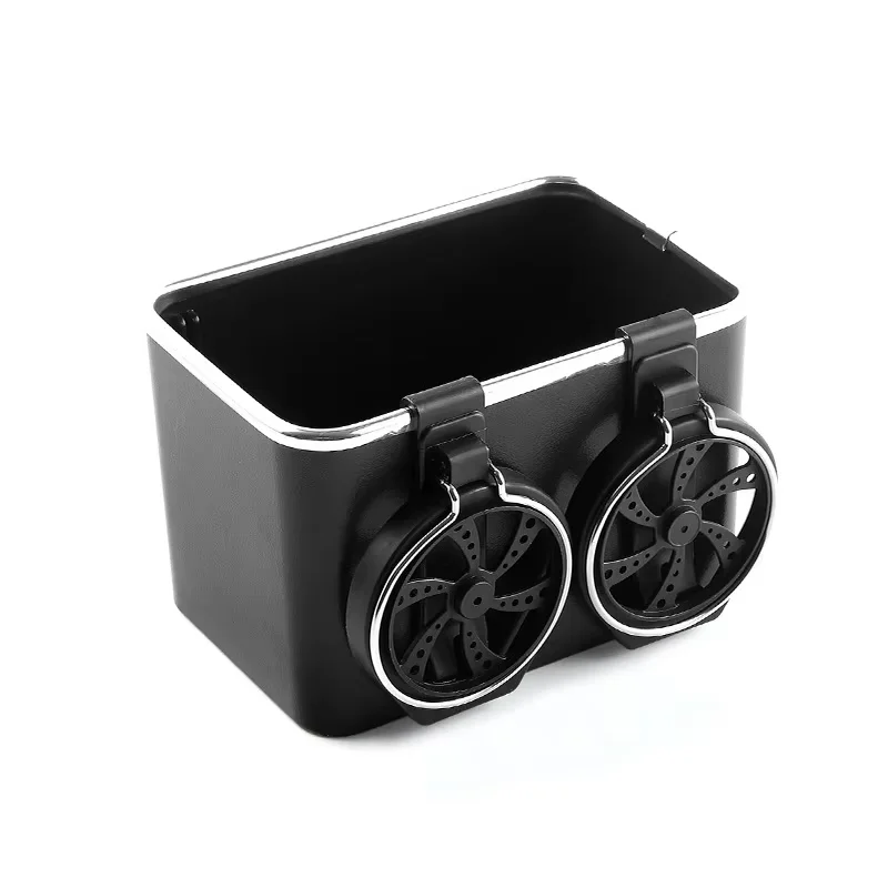 

Car Tissue Storage Box Car Multifunctional Drawer Box Car Cup Holder Creative Armrest Large Memory High-end Storage Box
