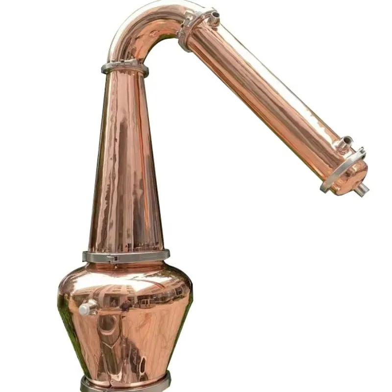 8-Inch Copper Pot Still Pillar Whisky Distillery