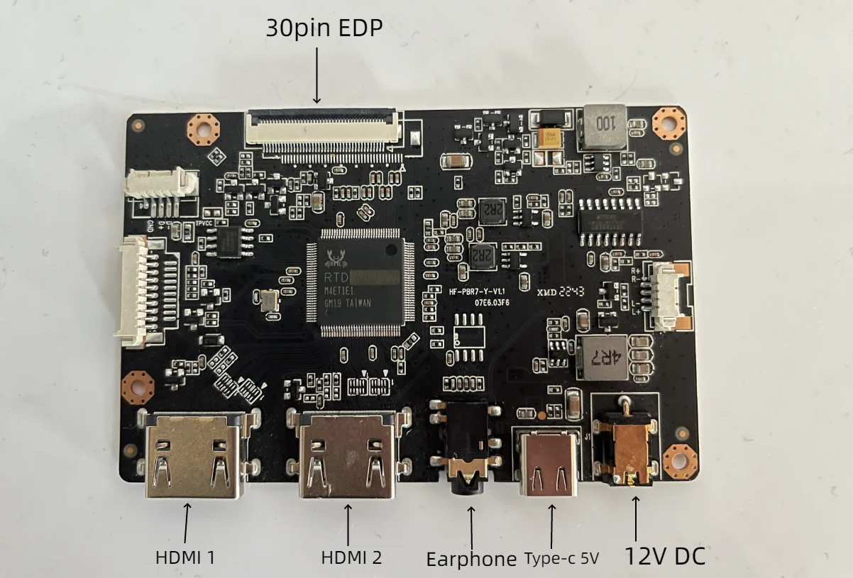 Imagem -02 - Ips 2k Ips 2560x1600 Ltl101dl03-t01 Hdmi Driver Board com Fonte de Alimentação 5v2a-alta Resolução de Exibição para Seus Projetos Diy 10.1