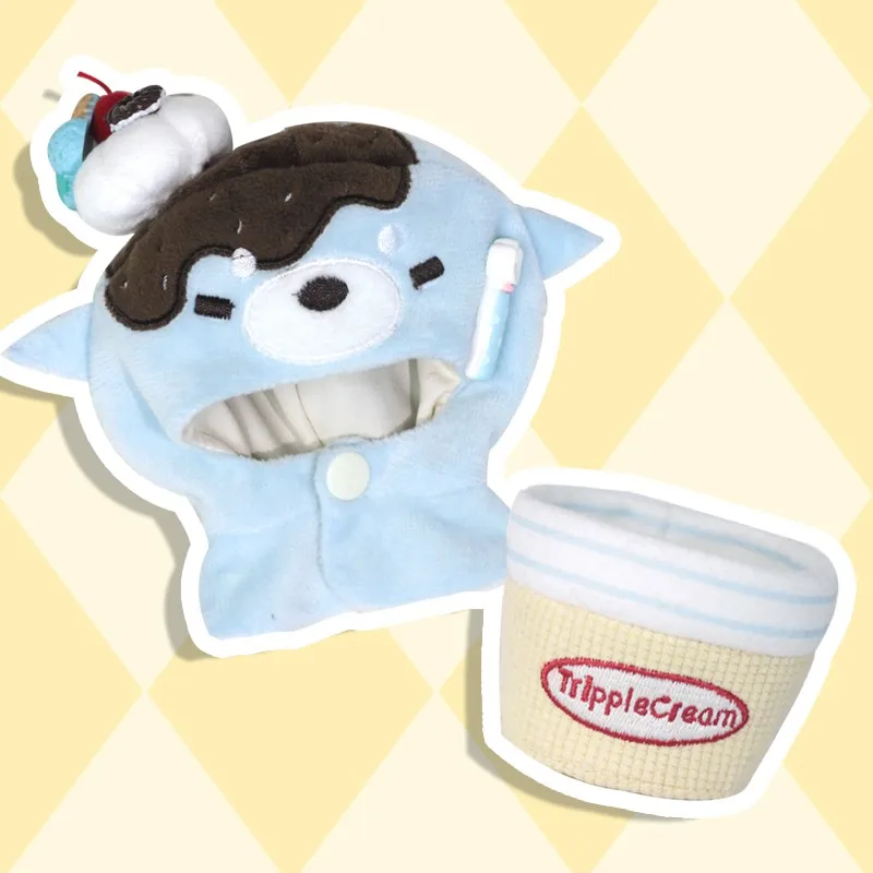 First and second generation vinyl blind boxes, 17cm doll clothes, animal summer ice cream-shaped clothes, cute sets