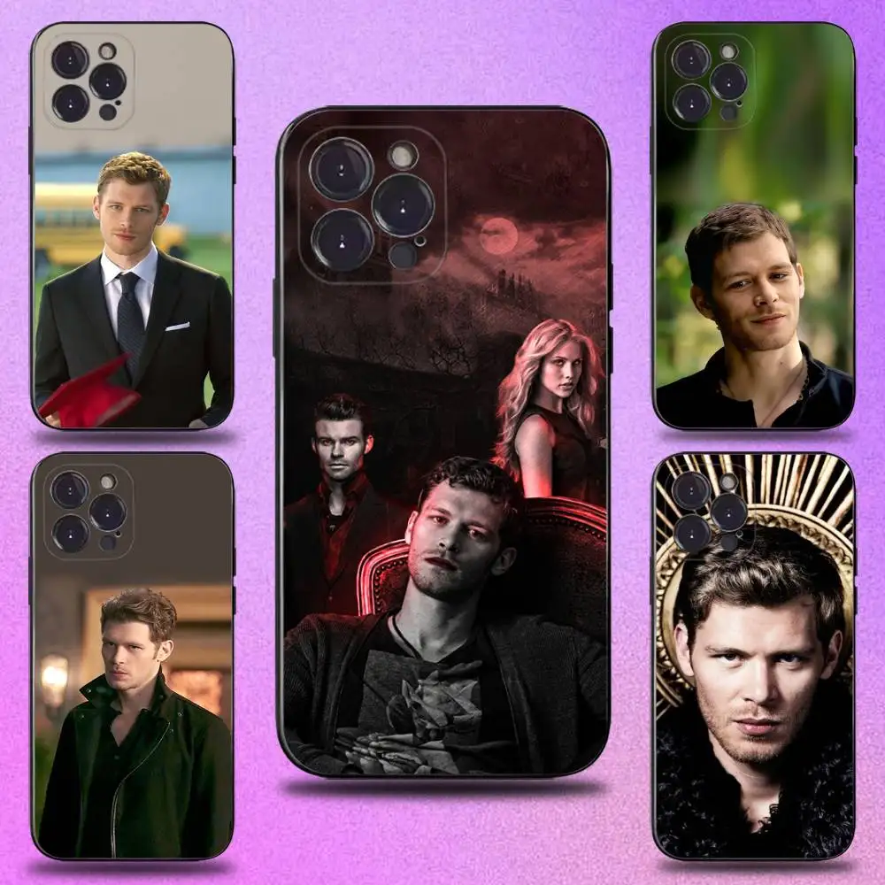 

Klaus Mikaelson The V-Vampire Phone Case For iPhone 16,15,14,13,12,11 Plus,Pro Max,XS,X,XR,SE,Mini,8,7,Soft Silicone Black Cover