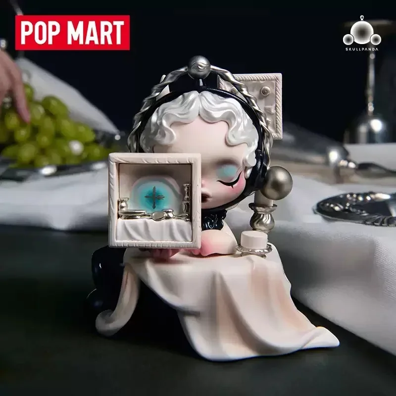 POPMART SKULLPANDA The Feast Begins Series Blind Box Surprise Mystery Box Cute Anime Action Figurines Home Decor Desktop Model