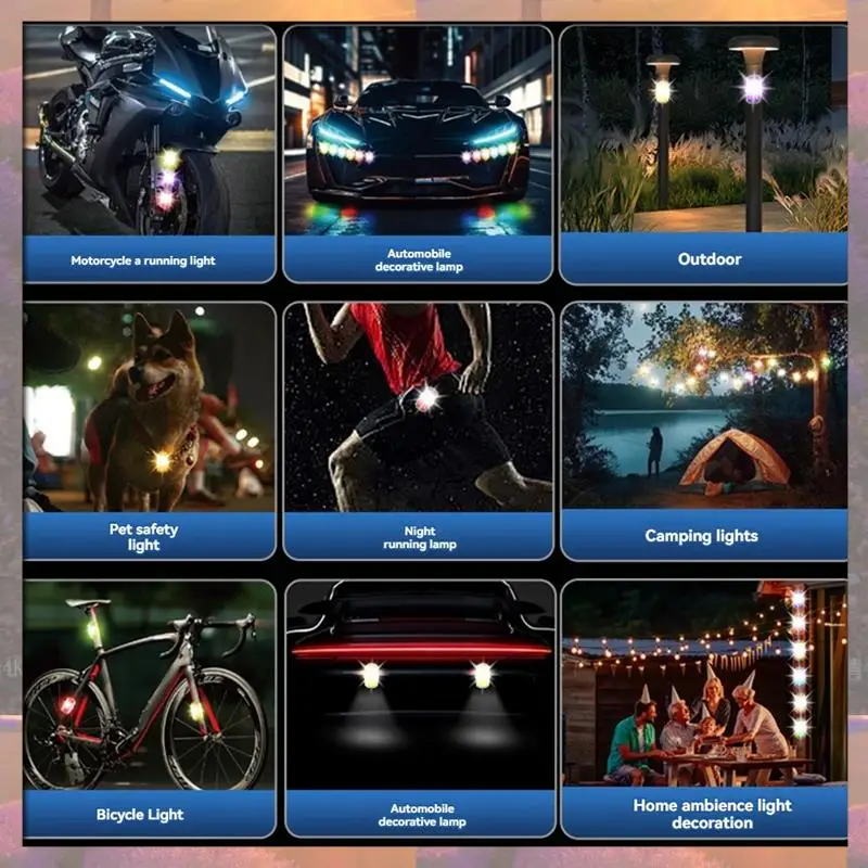 Top Sale Wireless LED Drone Strobe Light For Motorcycle Car Bike 2.4G Remote Control Flash Warning Light Signal Light