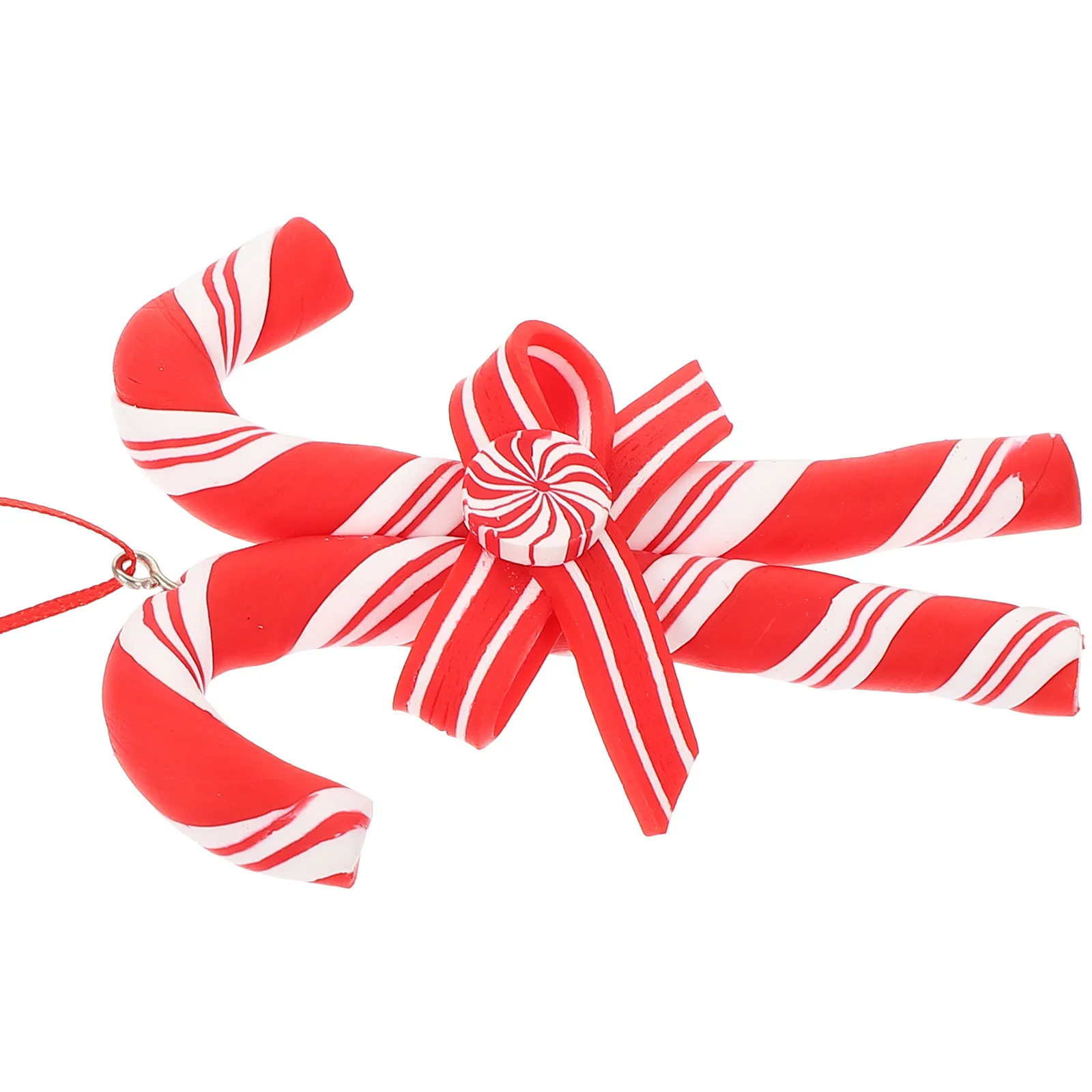 

Festive Christmas Tree Hanging Decor Lovely Polymer Clay Sweets Ornament for Home Holiday Party Desktop Candy Pendant