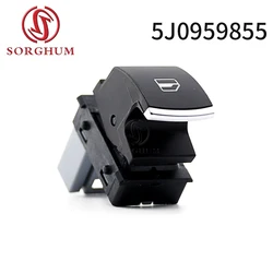 SORGHUM 5J 0959855 5ND 959855 Interruptor único de controle de janela de elevador de carro para VW Golf MK5 6 Jetta Passat B6 Amarok 5JD 959855 7L 6959855