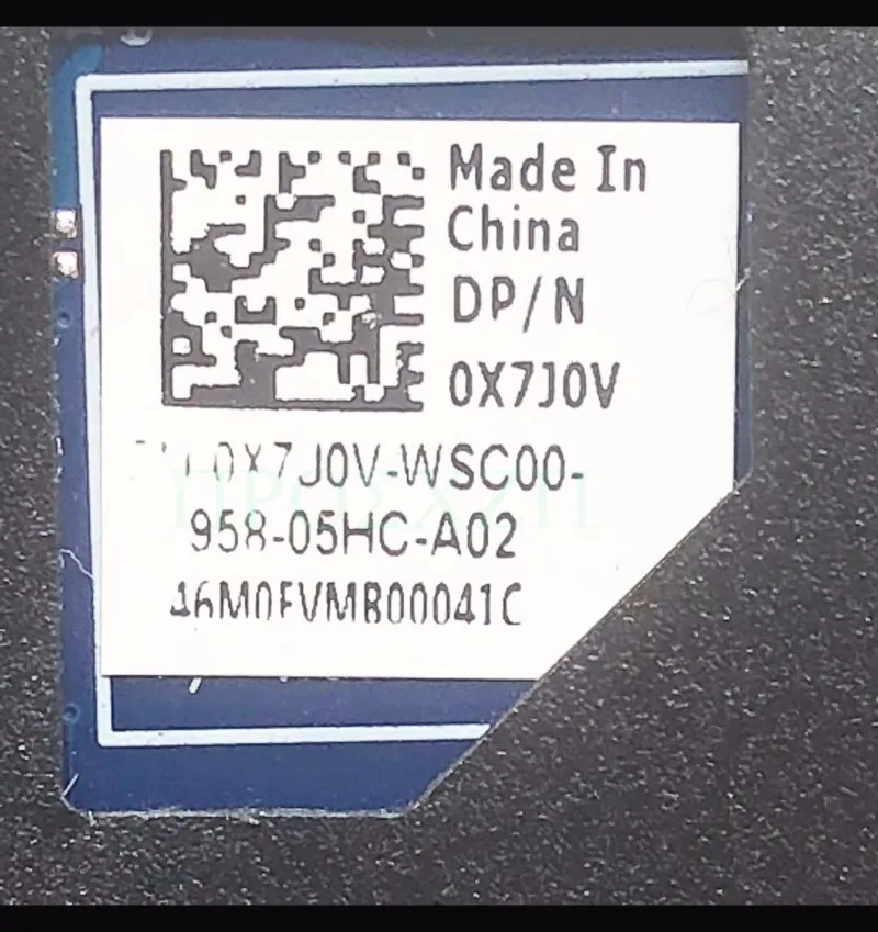 CN-0X7J0V 0X7J0V X7J0V Livraison Gratuite Carte Mère Pour DELL 3400 3500 Ordinateur Portable Carte Mère 17938-1 Avec SRD1V i3-8145U CPU 100% Testé